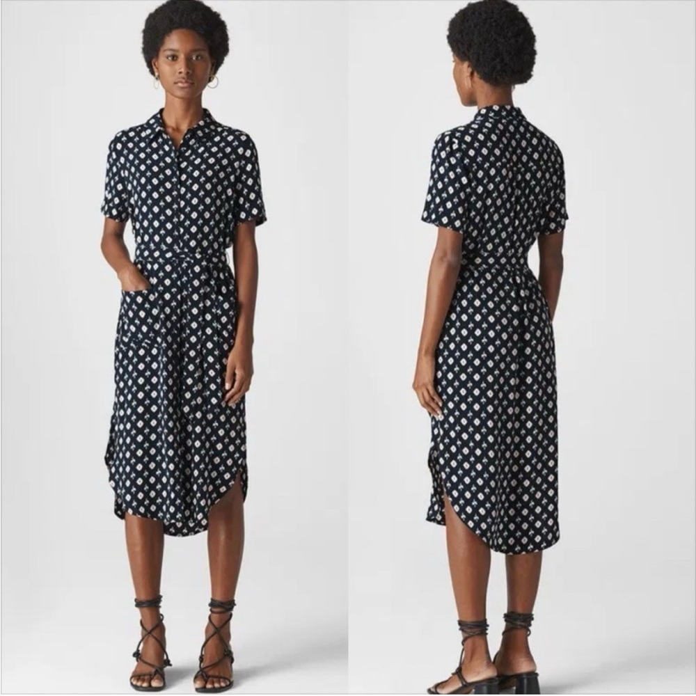 NWOT Whistles Ikat Montana Shirt Dress Size 0